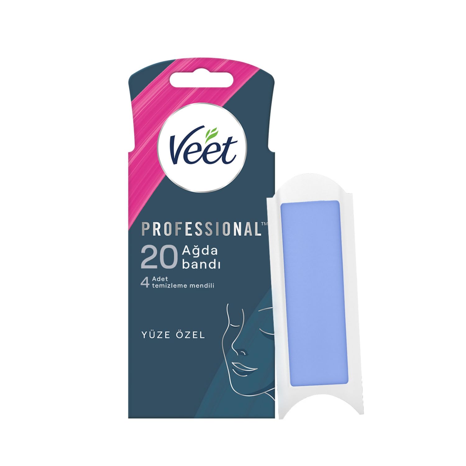 Veet Professional Yüz Ağda Bandı 20'li Hassas Ciltler