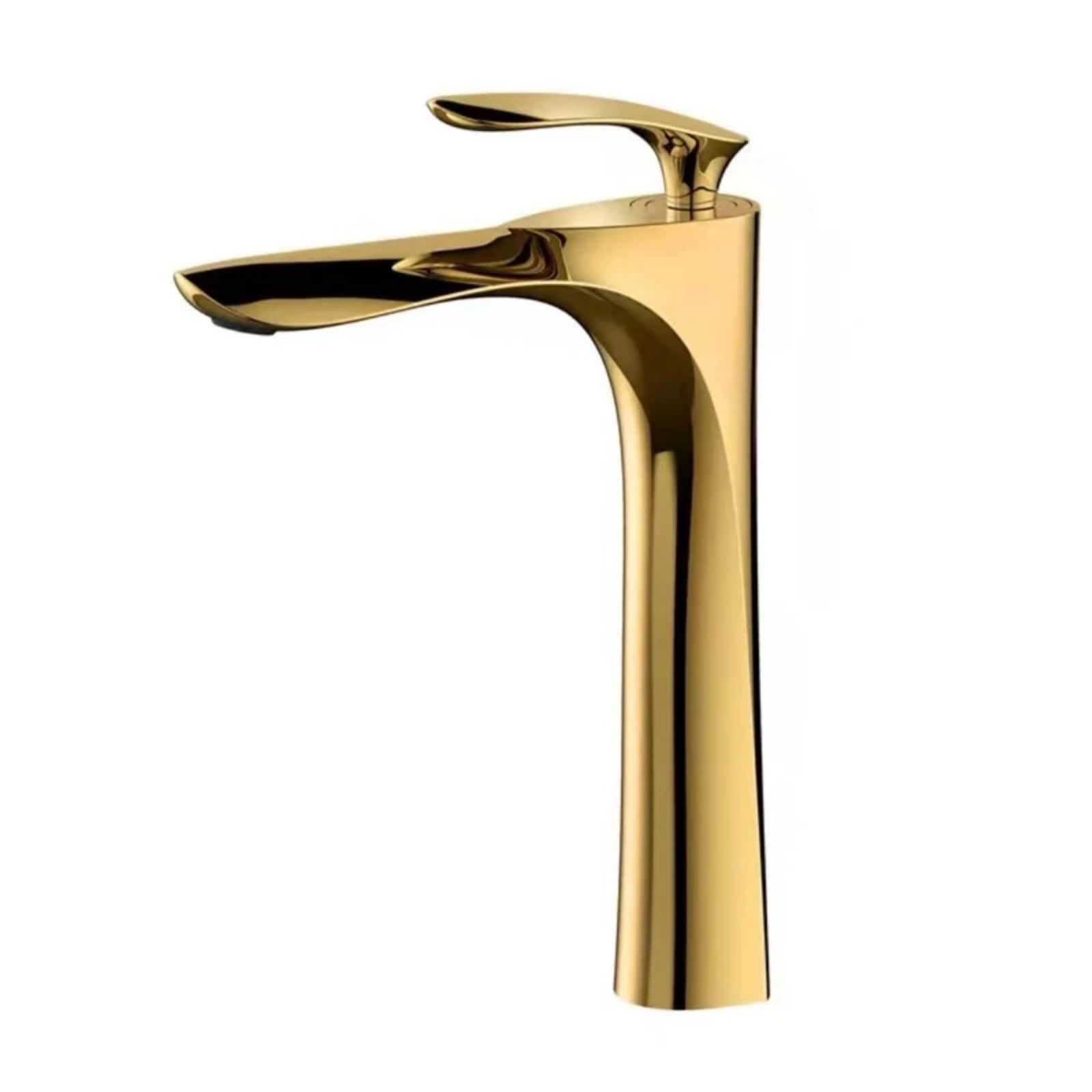 Bathroom Basin Faucet Alloy Material Cold and Hot Water Mixer Waterfall Tap Gold Deck Mounted Toilet Wash Basin Vanity Faucets