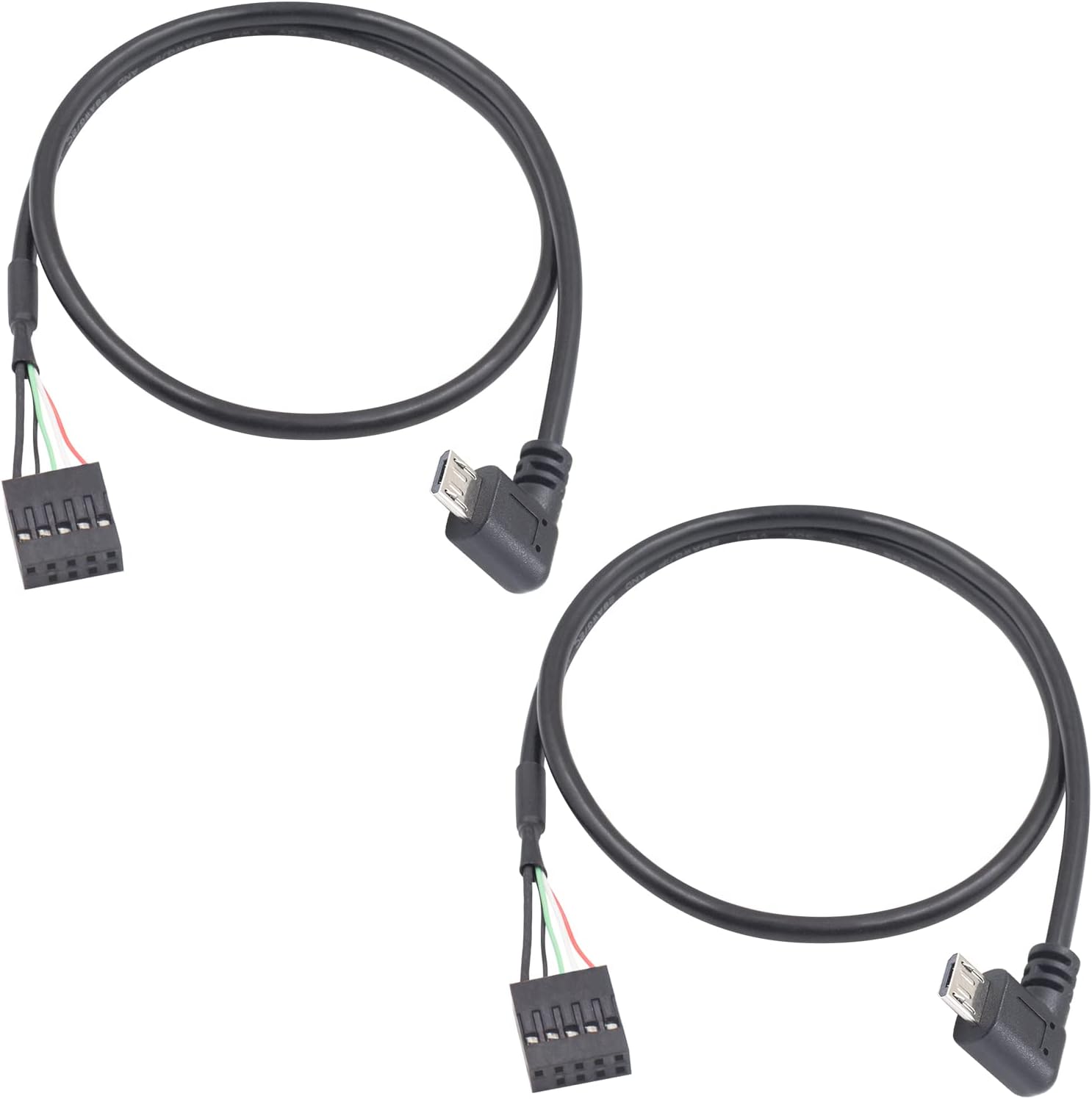USB Header to Micro USB Dupont Cable