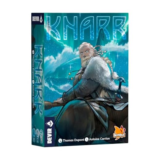 Devir - Knarr, Gioco da Tavolo, 2-4 Giocatori, Gioco Vichinghi, con Amici, Età +8 (BGKNASI)