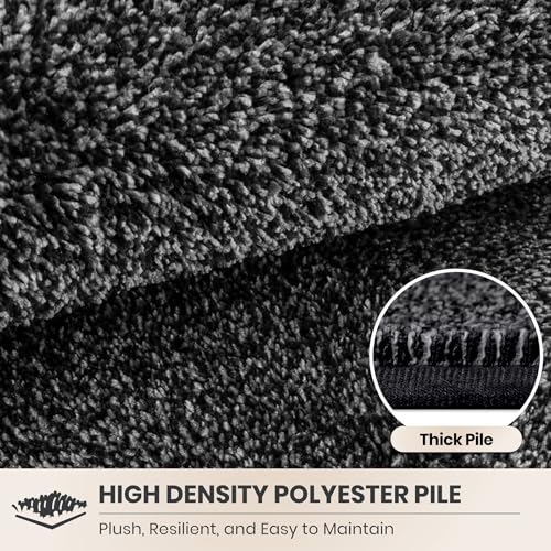 PURRUGS Dirt Trapping Indoor Door Mat, 24" x 35.5", Charcoal - Image 4