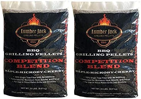 Lumber Jack Competition Blend Maple-Hickory-Cherry BBQ Grilling Pellets