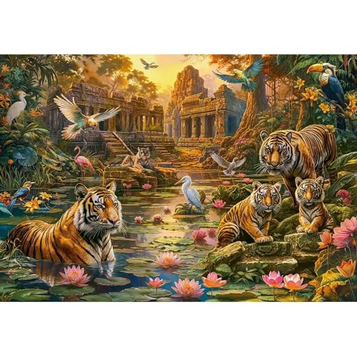 Castorland Puzzle 1000 pièces : Tigres Paradis