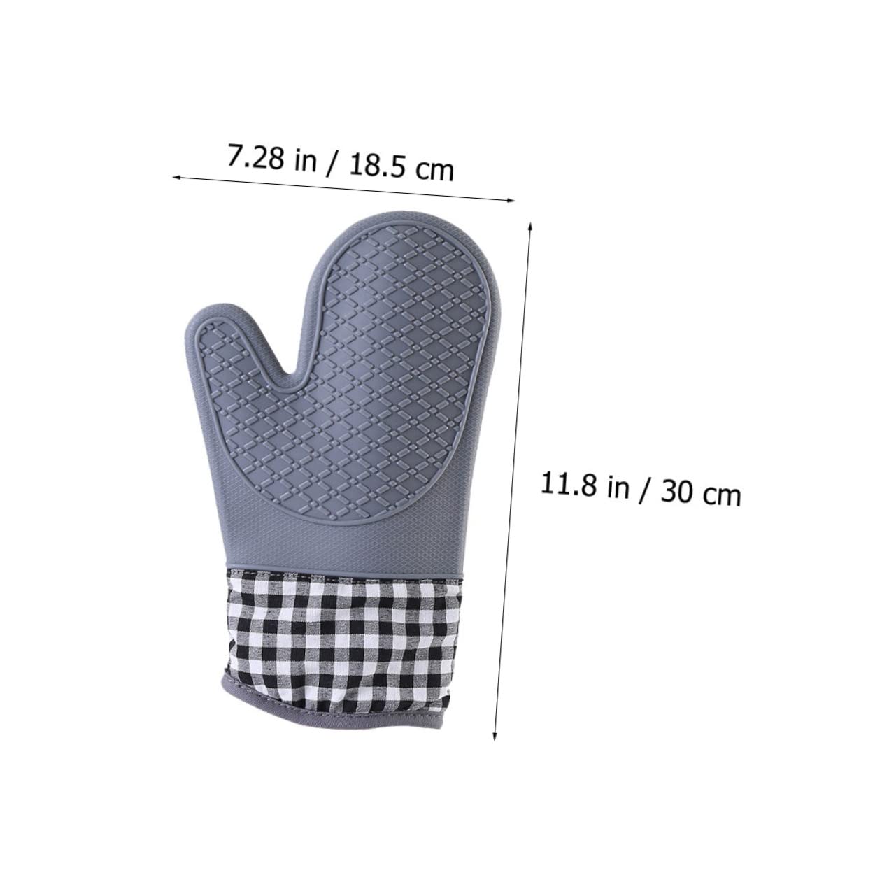 Manique de Four Isolée en Silicone, Lot de 1 Set de Set, Épaisse
