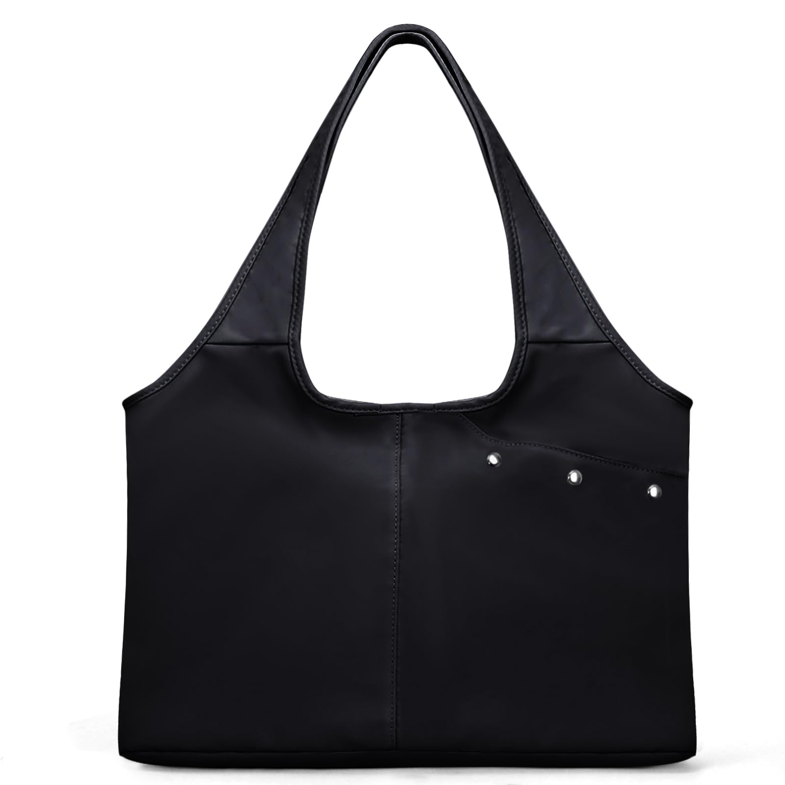 HAWEE Tote Bag for Women with Wet Umbrella Compartment 13.3” Laptop Sleeve Zipper Shoulder Purse for Work/Shopping/Nursing