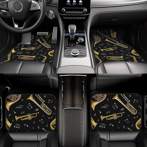 Alfombrillas de coche Musical Instruments juego de 4 piezas universales 6