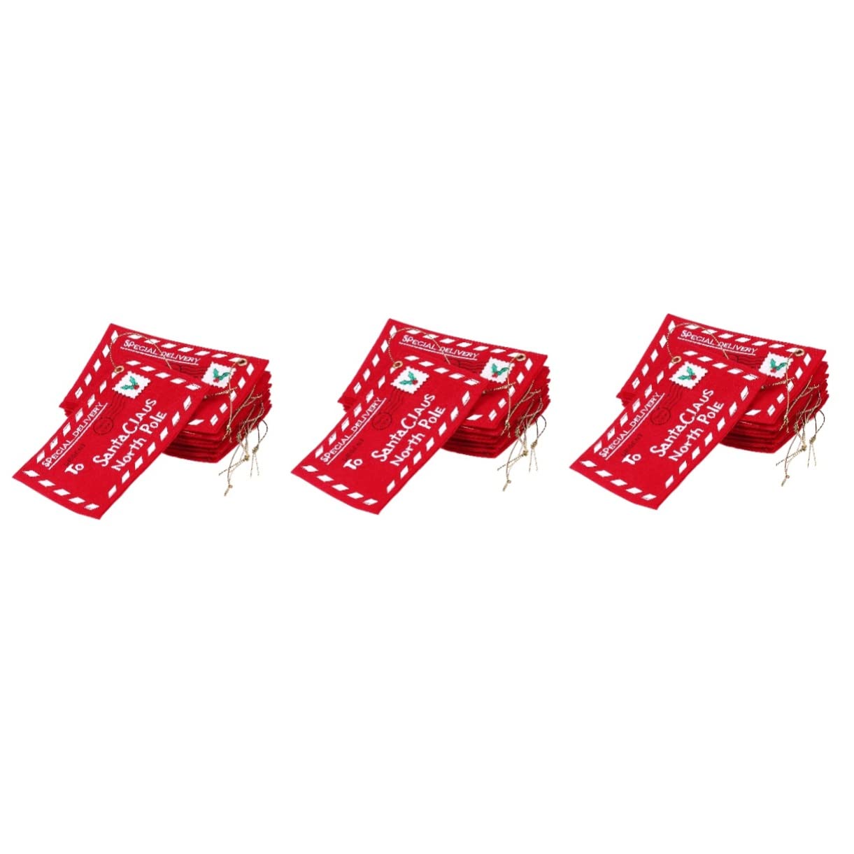 Tofficu 36 Pz sacchetti regalo babbo natale sacchetti di caramelle natalizie stoffa natale stoffa natalizi scatole regalo buste ie addobbi per l'albero di Natale