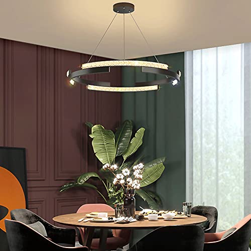 Abat-jour en acrylique pour suspension LED moderne sans éblouissement de salon - 6