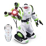 Este chico divertido lleva a sus hijos a un viaje por el mundo de la robótica y les presenta la tecnología futura en un nivel en el que aprenderán. Su altavoz HI-FI está muy avanzado respecto a otros robots en el mercado y sus sonidos son más claros y agradables para todos.