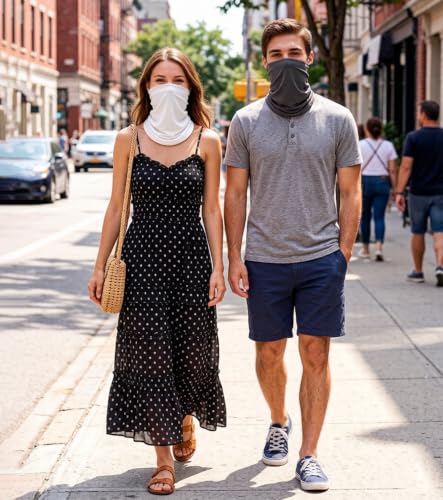 Image of Fishing Neck Gaiter, Sun Protection Face Mask, Cooling Neck Shield Scarf Cycling Balaclava Bandana for Men and Women