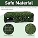 Hollima Mossy Cave Hide for Reptiles, Lizard Moss Hideout with Safe Shelter, Snake Cave Hut for Themed Terrarium Ideal for Gecko Hamster Snake to Rest & Hide