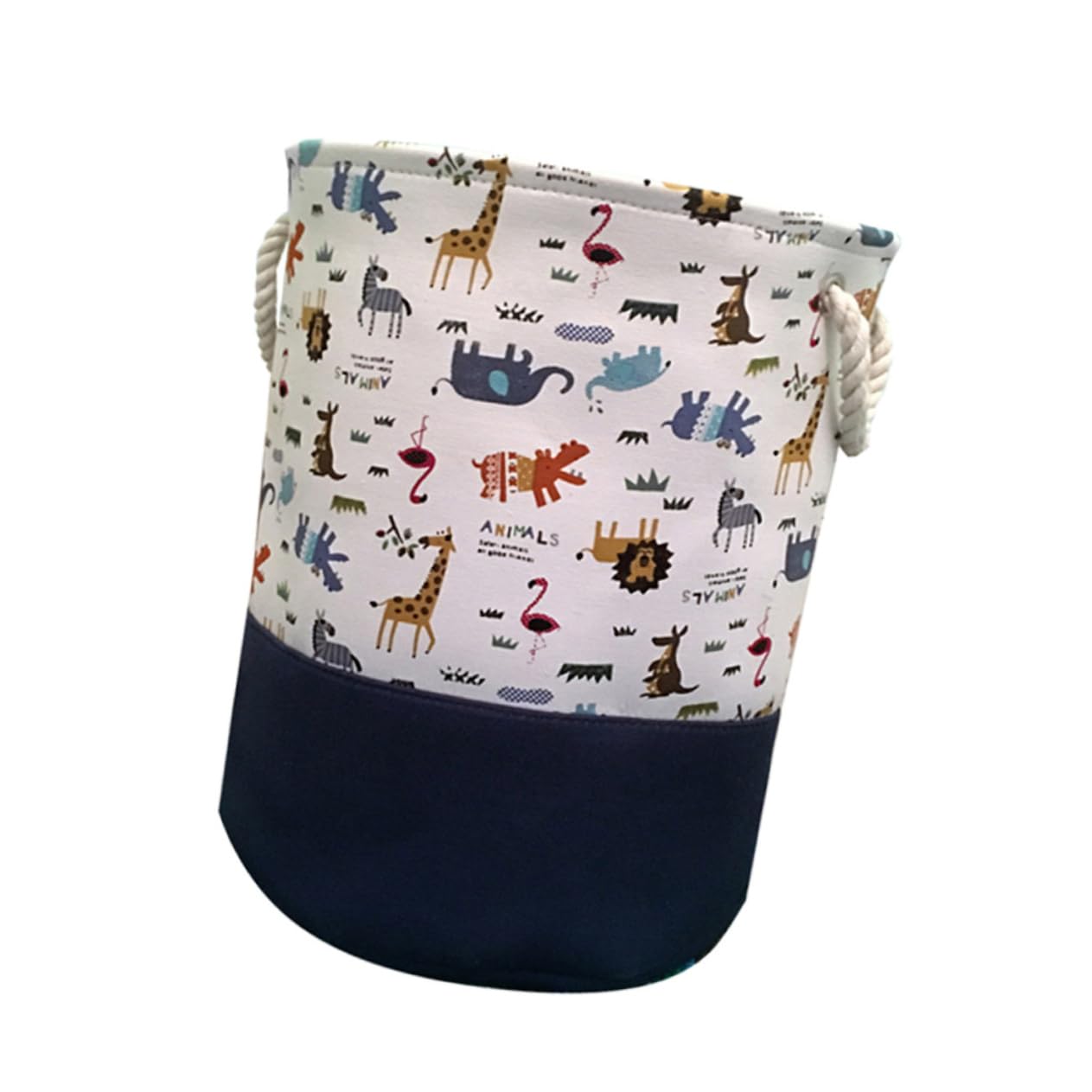 Panier de rangement vêtements sales en coton pour salle de bain