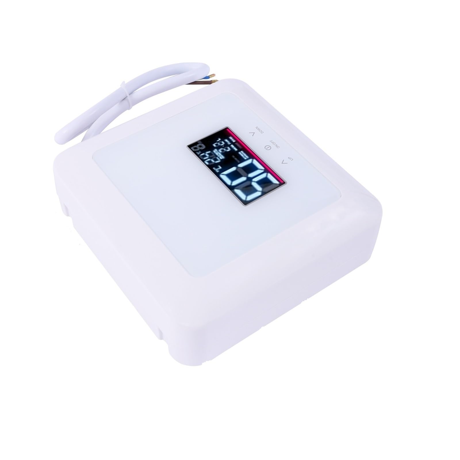 5500W Tankless Water Heater Electric Hot for Shower Bathroom Kitchen Instant Water Heater Heating with Remote & Touch Control Compact and Durable(Bianco)