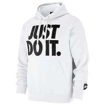 Nike Men's Just Do It Fleece Pullover White Black BV5109-100 (M) :  Amazon.ca: Clothing, Shoes \u0026 Accessories