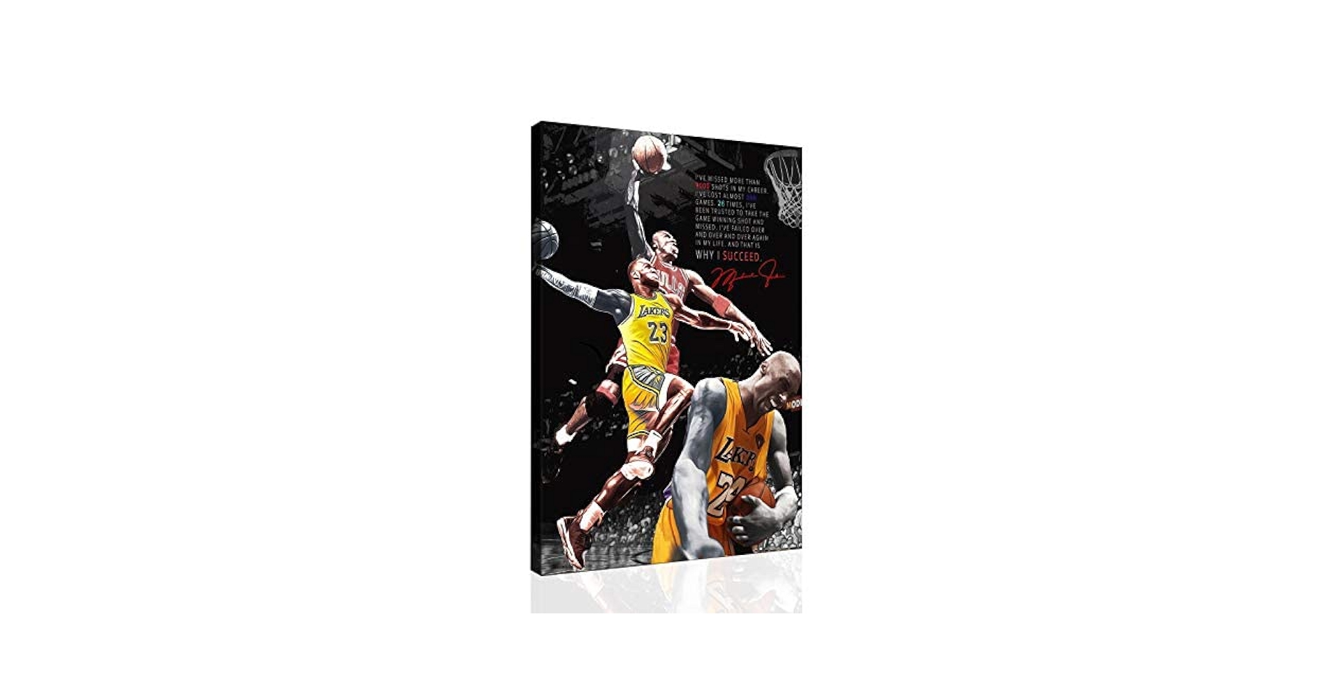 Amazon.com: Basketball Kobe Bryant and Lebron James and MJ