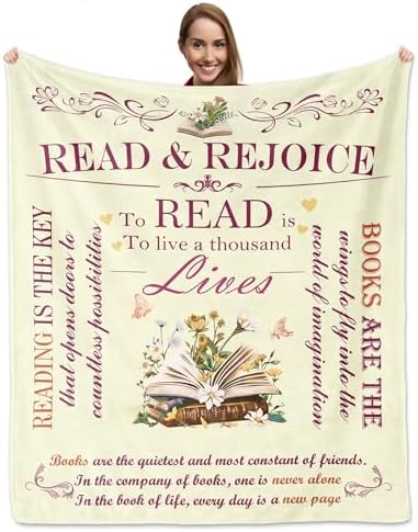 Reading Time Scented Candle - Lavender Book Lover Gift For Readers, Bookworms & Librarians (60+ Hour Burn)