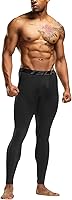 Vista 8 de TSLA - Pantalones de compresión térmica para hombres, calzas deportivas para correr, ropa base de invierno