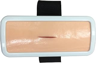 Suture Practice Training Pad Model Simulator with Wounds Wearable for Practicing Suturing Doctors, Medical Students, Veterinarians, and Nurses