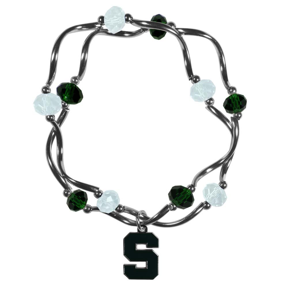 SiskiyouNCAA unisex-adult Crystal Bead Bracelet