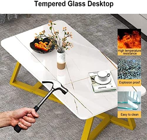 Table basse rectangulaire chic pour optimiser un salon moderne - 4