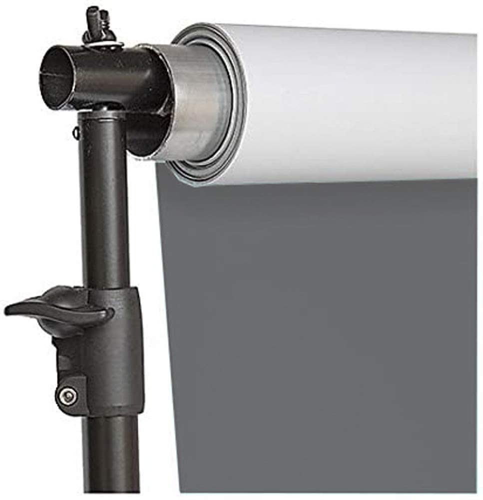 Backdrop for Photography and Video, Professional Reversible Background, Grey - White, 270 x 505 cm - 3