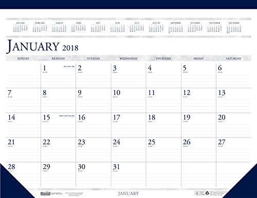House of Doolittle 2018 Monthly Desk Pad Calendar, Classic, 22 x 17 Inches, January - December (HOD150-18)