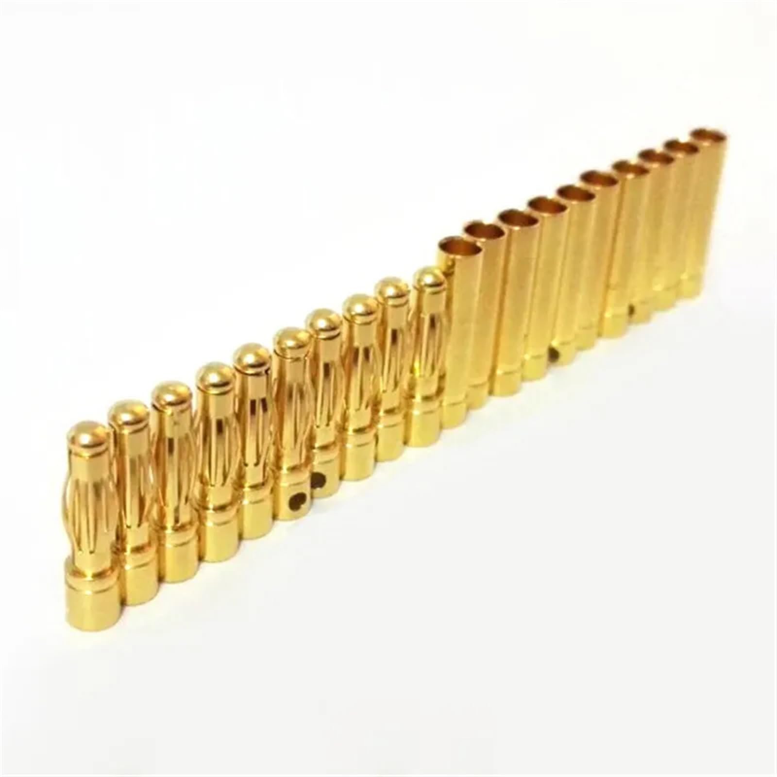Connecteur Banane plaqué Or, 50 Paires, 2mm 3mm 4mm 5mm 5.5mm 6mm 6.5mm 8mm, fiche à Balle, Courant élevé(8.0mm)