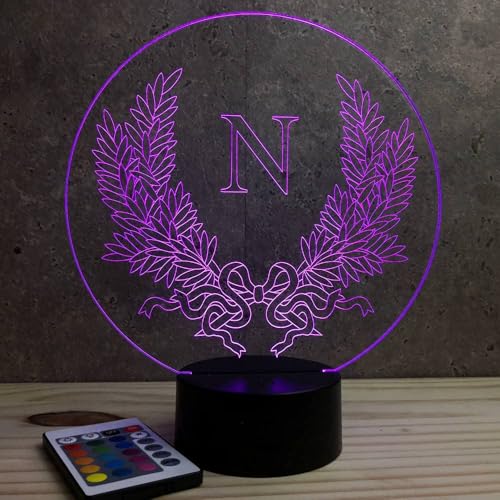 Lampe illusion 3D Napoléon : veilleuse LED RGB 16 couleurs