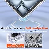 A-BEAUTY Etui Kompatybilne z iPad Air 13 Cala M4/M3/M2 (2026/2025/2024) z Pencil Uchwyt, Przejaśniać Przezroczyste Odporny na Wstrząsy, Automatycznie Budzi/Spać, Czarny