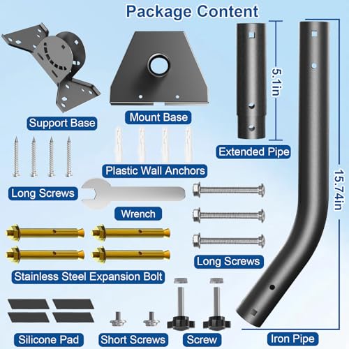 Kit Starlink V3 pour fixation murale facile et stable - 5