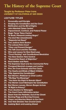 Audio CD The History of the Supreme Court Book