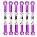 RC Pull Rod, 6Pcs Adjustable Servo Links Tie Rod RC Car Linkage Aluminum Alloy Turnbuckle Rod Linkage Set for RC Hobby Car Model() Turnbuckle Rod Linkage Rc Car 50Mm Turnbuckle