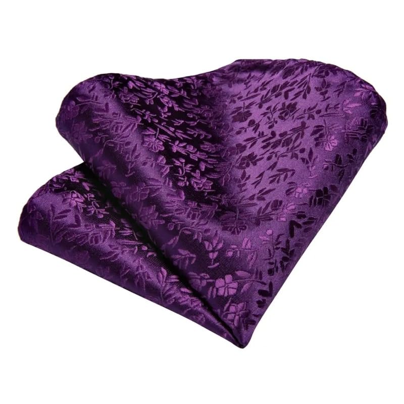 Corbata para hombre con diseño floral de seda miniatura 3