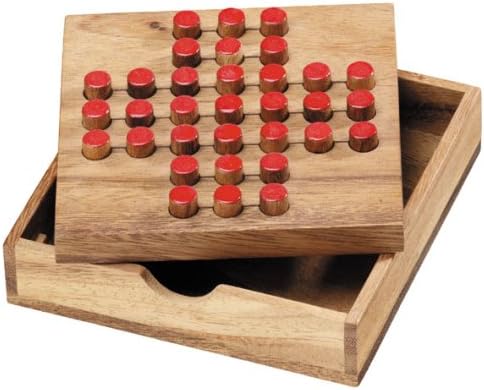 MONKEY POD GAMES Wooden Solitaire