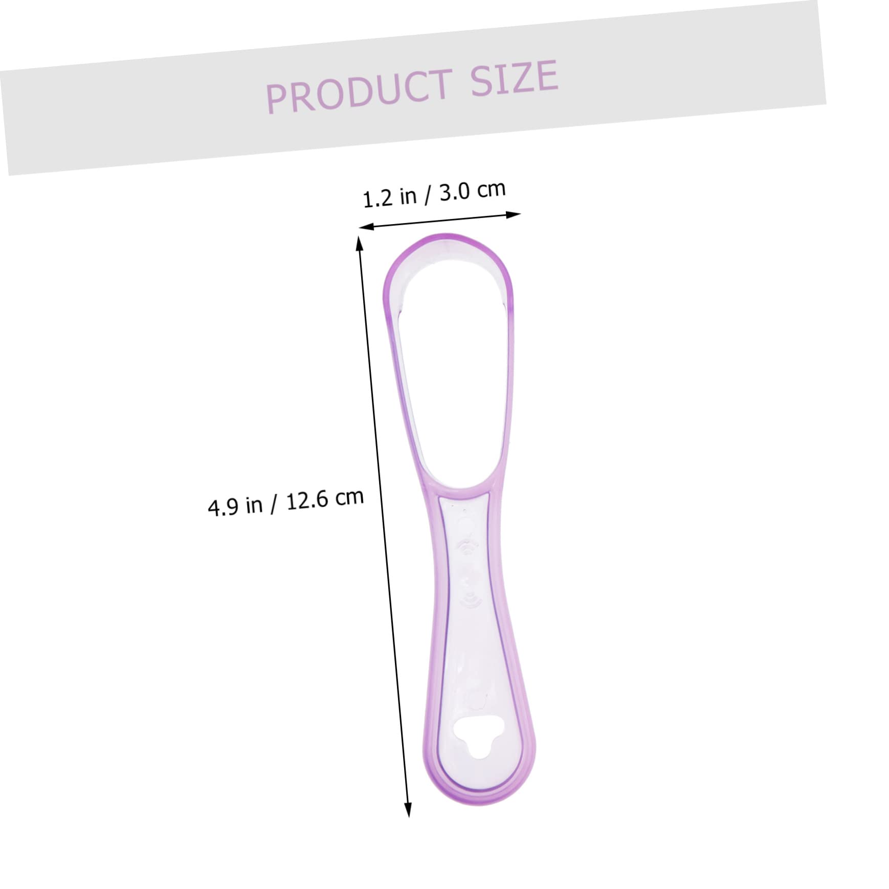 minkissy 60 Pz raschietto per lingua per l'igiene orale tongue scraper raschietto lingua raschietto per il rivestimento della lingua raschiare la lingua pulitore di lingua domestico Palmare