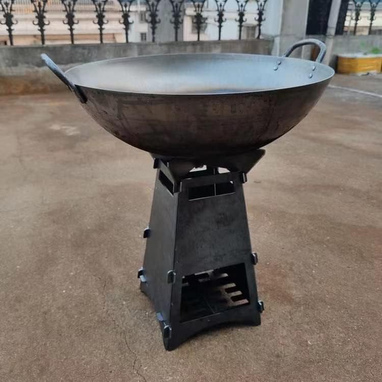 Miniatura 3 de Mochila camping cohete estufa portátil de camping estufa de madera de acero inoxidable estufa de leña accesorios de equipo de camping, senderismo al