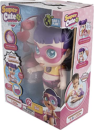 Super Cute Little Babies - Sisi: Super Power Wind - Reversible Clothes - Magic Light Up Baby Bottle - Lights And Sounds #TOP4