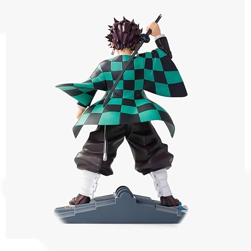 Vista 15 de Kyojuro Rengoku - Figura de acción de anime de demonio, figura de acción de la llama Hashira Swordsman, juguete de Gfit, figura coleccionable