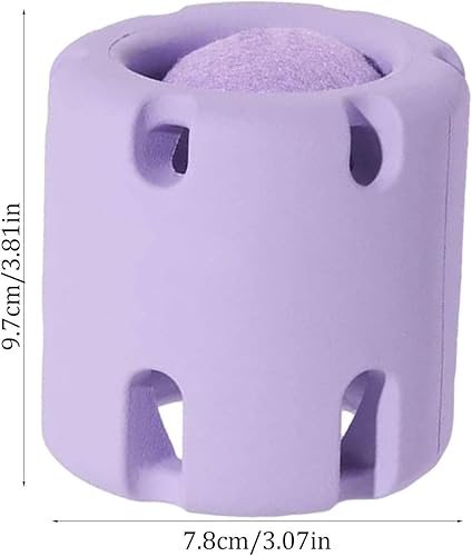 Miniatura 6 de LAMPTTI Juguete de rompecabezas de tenis  Taza de tenis para perros  Juguetes interactivos para masticar para perros  Juguetes de rompecabezas para