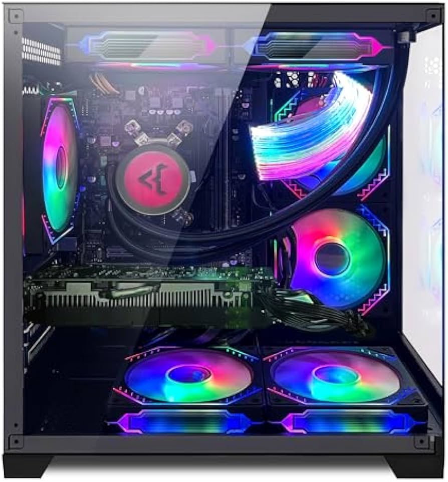 Amazon.com: HOENGAGER Panorama Gaming PC Desktop - AMD Ryzen Amazon.com: HOENGAGER Panorama Gaming PC Desktop - AMD Ryzen