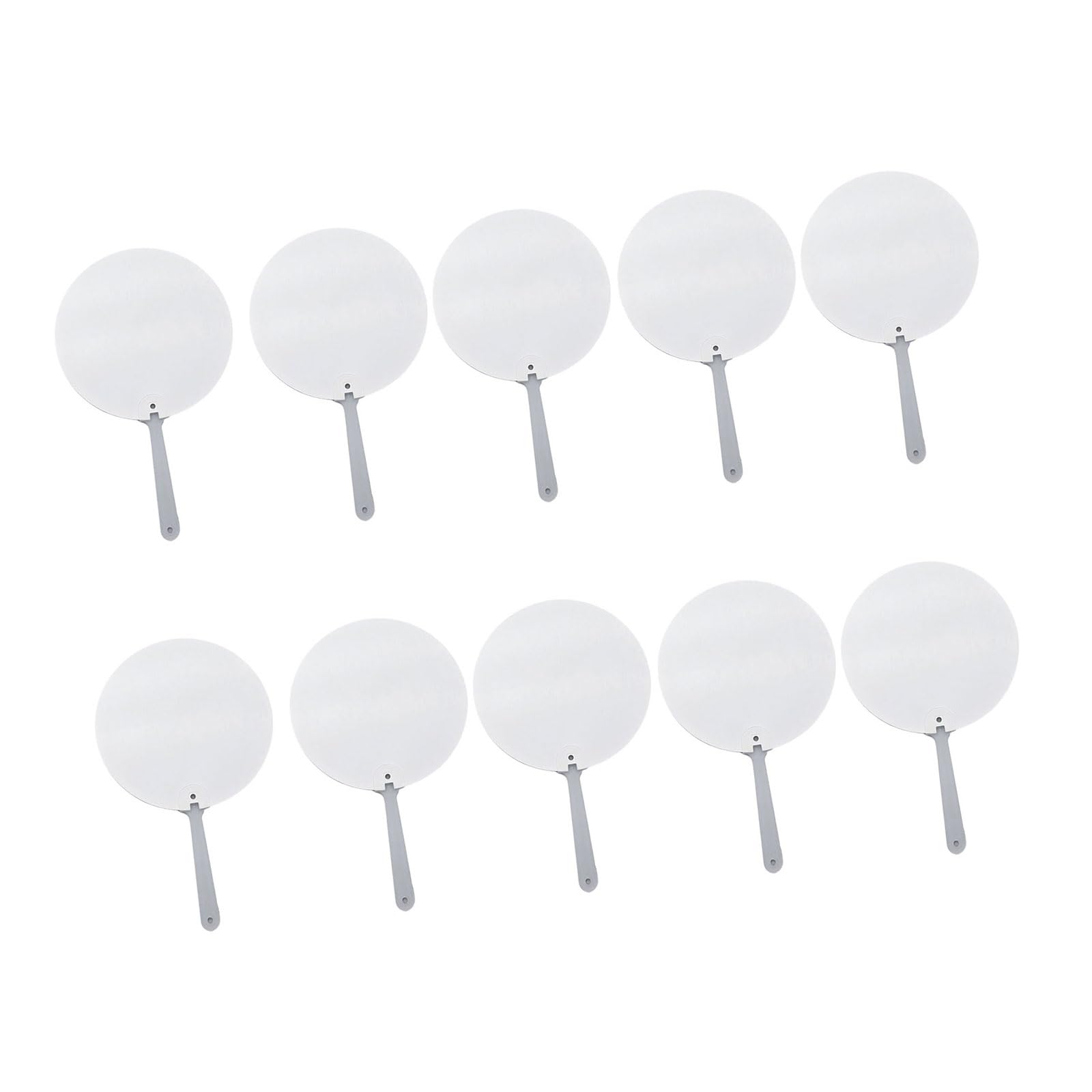 YROHGKPN Of 10 Double-Sided Sublimations Fan Ready for Personalizations for Gatherings and Celebration Double Sided Fan