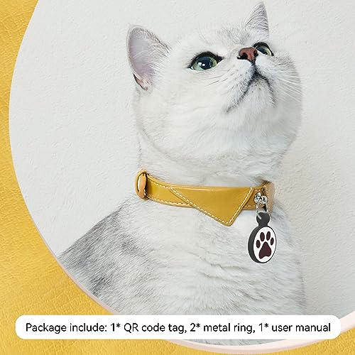 WhoseID Personalized Dog Tag, Laser Engraving QR Code, Silicone Dog ID Tag, Pet Online Profile, Scan QR Code Send Location, Collar Harness Accessories (Medium to Large Breeds - 1.25", Rose) - Image 8