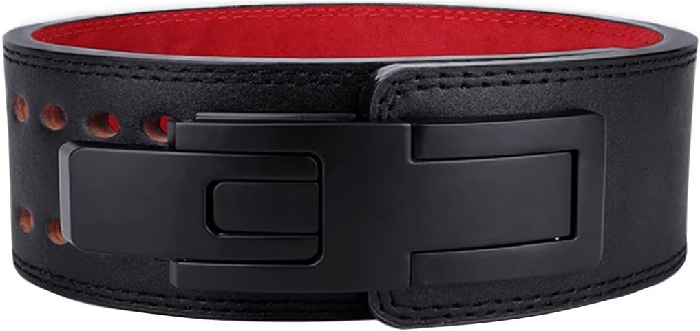 Weightlifting Adjustable Lever Belt Professional Training Protective Belt for Men and Women Squat Deadlift Belt Fitness Training Protective Gear Colour Black Size 80-100 cm