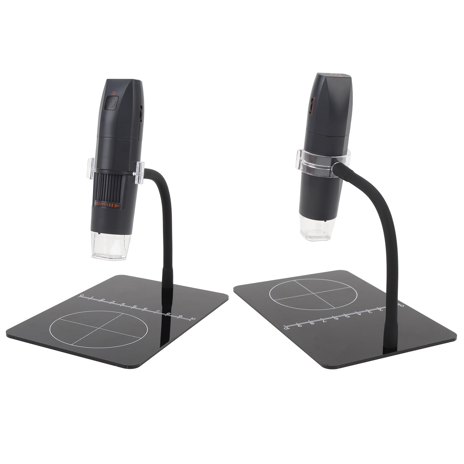 Microscopio Digitale Wireless, Telecamera di Ispezione HD USB Portatile Ingrandimento 50x-1000x 8 Luci LED Regolabili per OS X, con Risoluzione Video 1080P Streaming Live