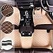 Produktbild suyanouz Individuelle Auto-Fußmatten Fußteppiche Bodenfußmatten für Lexus ES LX570 RX350 LX470 LS RX NX GS CT GX LX RC RX300 Wasserdicht Bodenmatte Auto Teppiche,beige