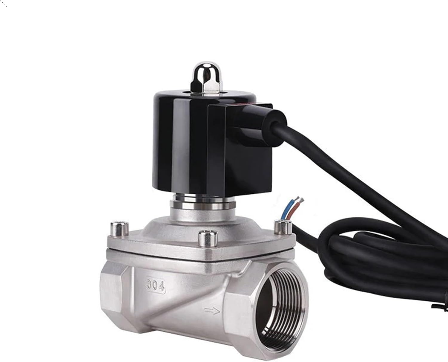 1-1/2" Normally Closed 304 Stainless Steel IP68 Waterproof Fountain 110V 24V 12V 24v for Underwater(NPT_230VAC_VIT-SEAL)