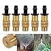 Geelyda 10 Pcs Adjustable Copper Spray Nozzle, Atomization Irrigation Sprinklers Watering Drippers Sprinklers Emitter Drip System On 1/4