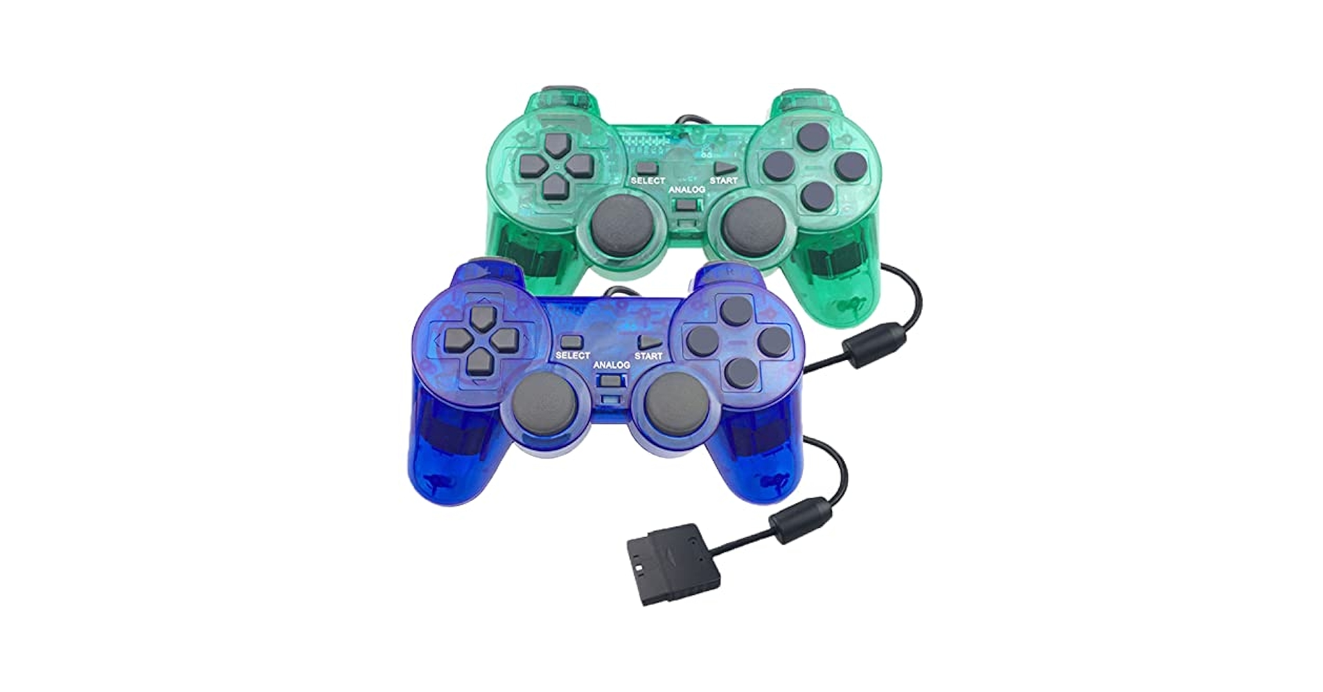 Amazon.com: JINHOABF 2 Pack PS2 Wired Controller,Double