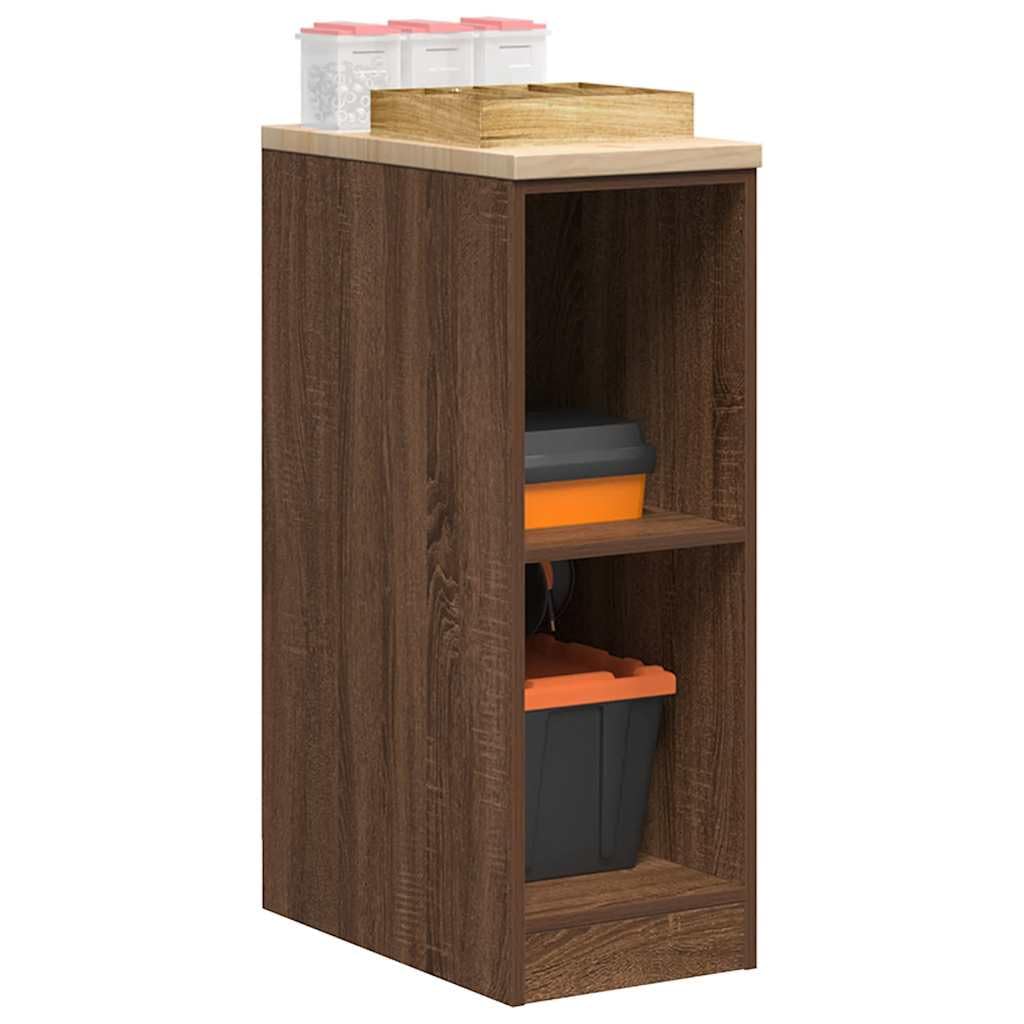 Armoire de Rangement de Garage chêne Marron 30x51x85cm Bois pin,Entreprise & Industrie,Stockage Industriel,Armoires industrielles,15.9 kg-860532