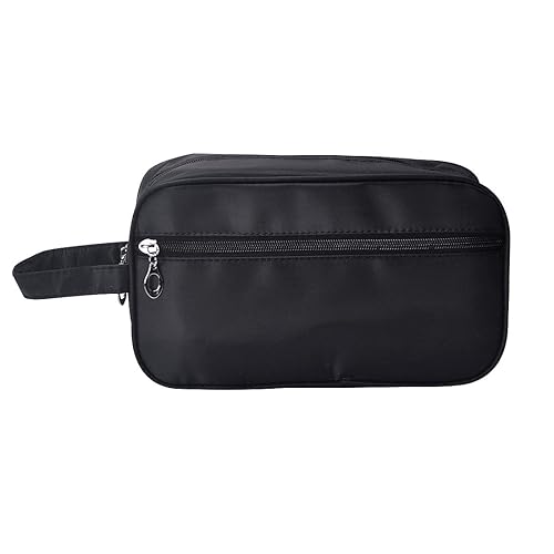 Miniatura 5 de Bolsa para hombre iSuperb bolsa de artículos de aseo personal, bolsa organizadora, impermeable, portátil, para el gimnasio, para artículos de
